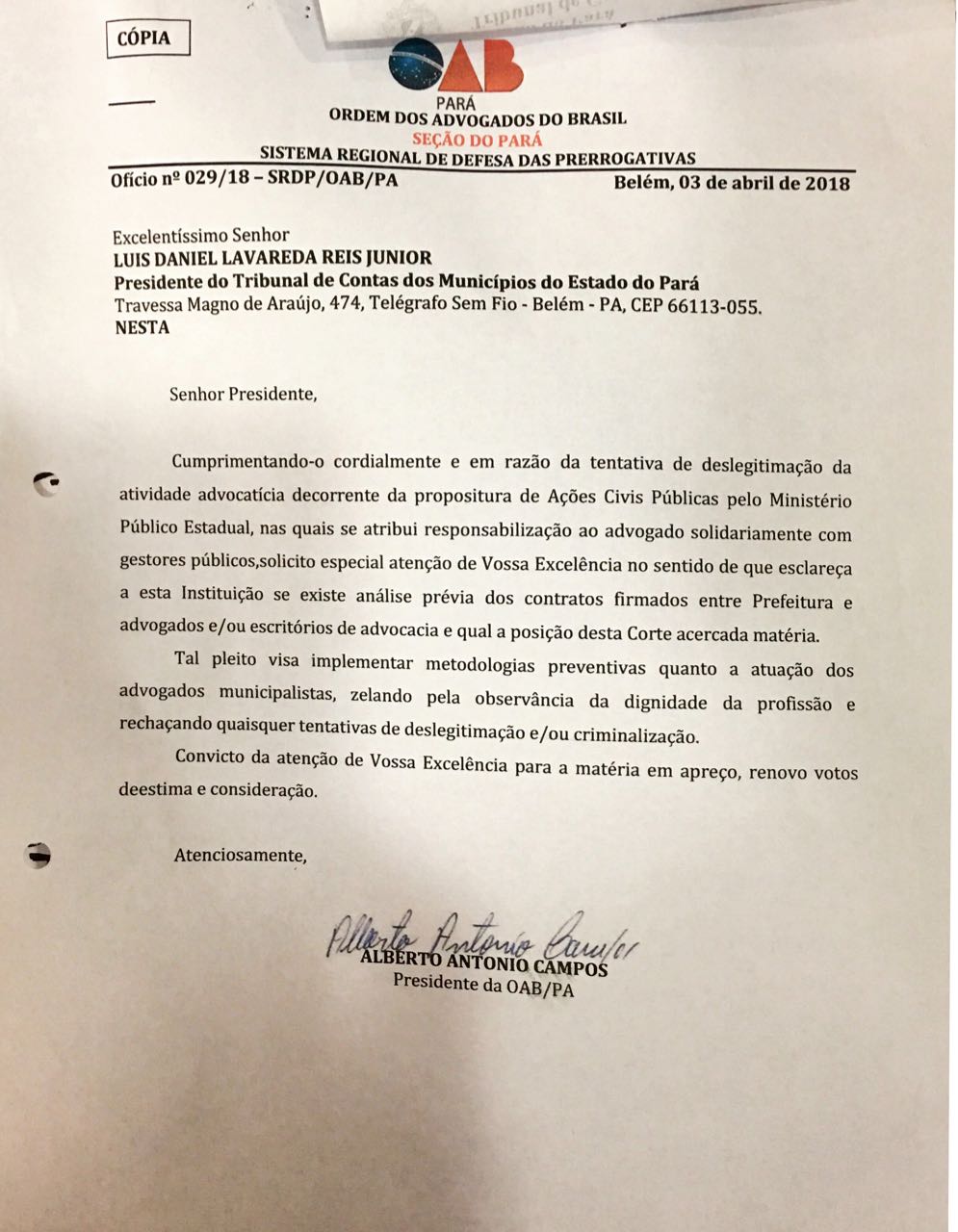 Nota TCM